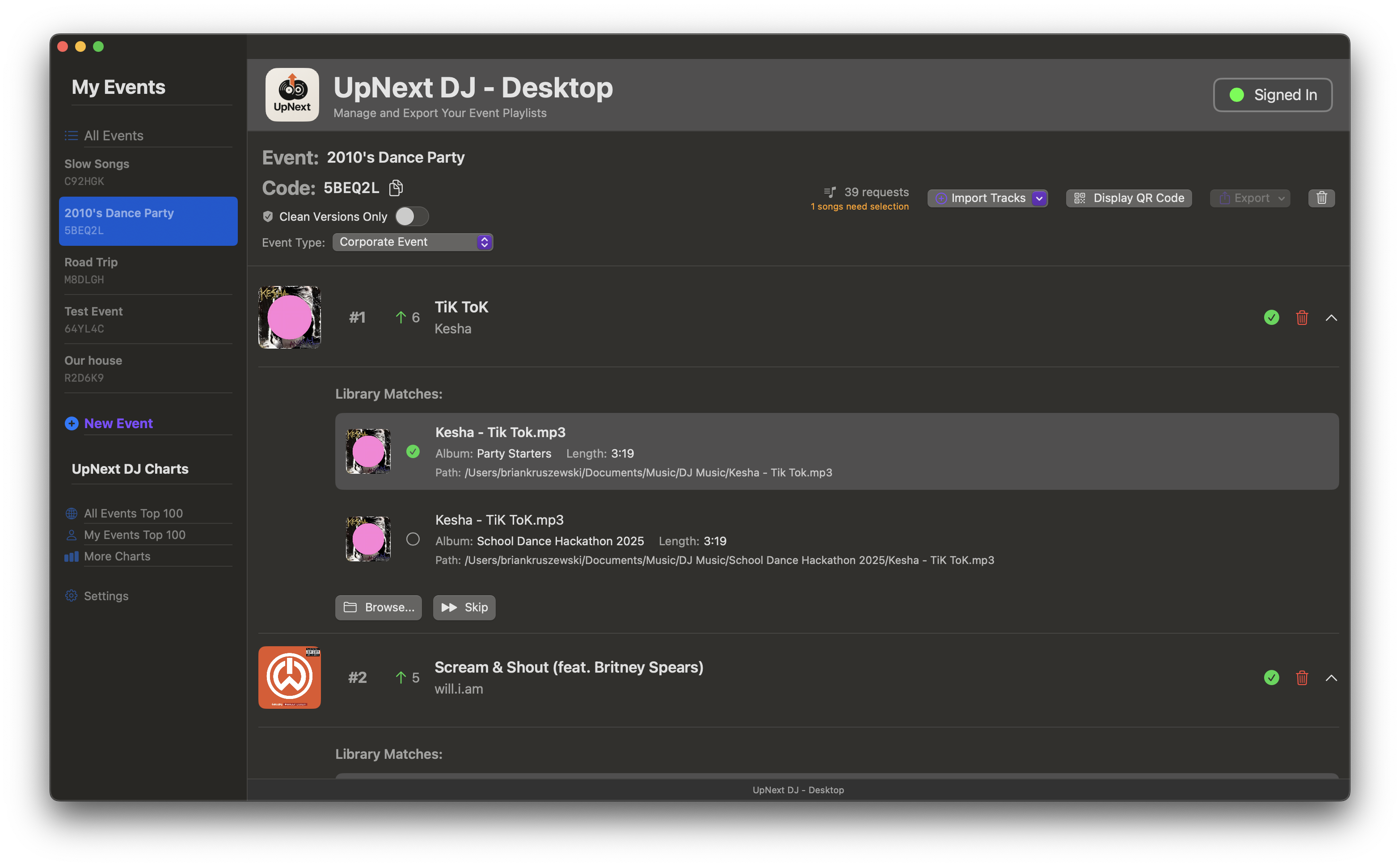 Event Queue - Real-time requests